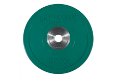 Олимпийский бампированный диск FOREMAN FM/BM 10 кг, зеленый
