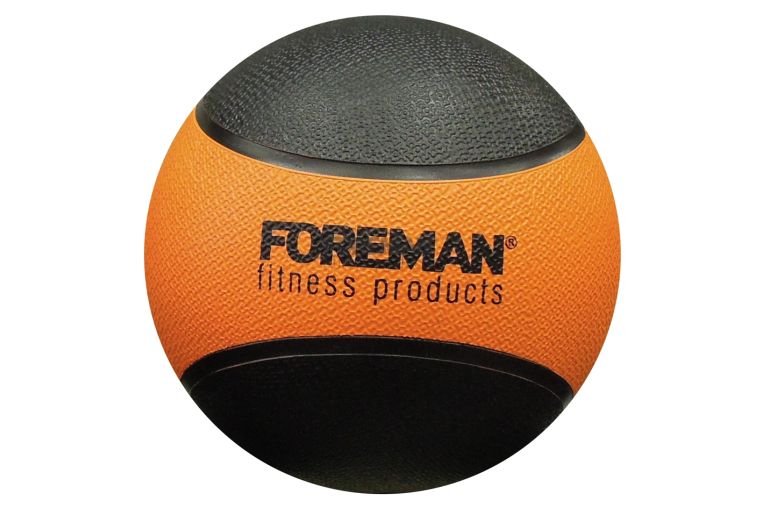 Медбол FOREMAN Medicine Ball 1 кг, оранжевый/черный 