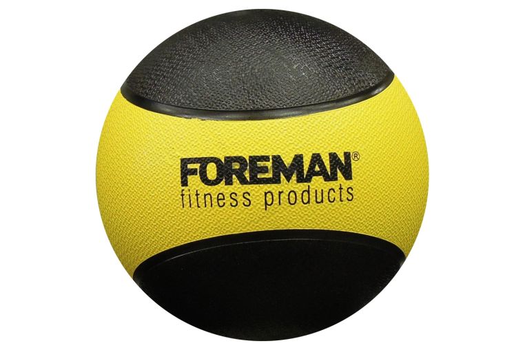 Медбол FOREMAN Medicine Ball 5 кг, желтый/черный 