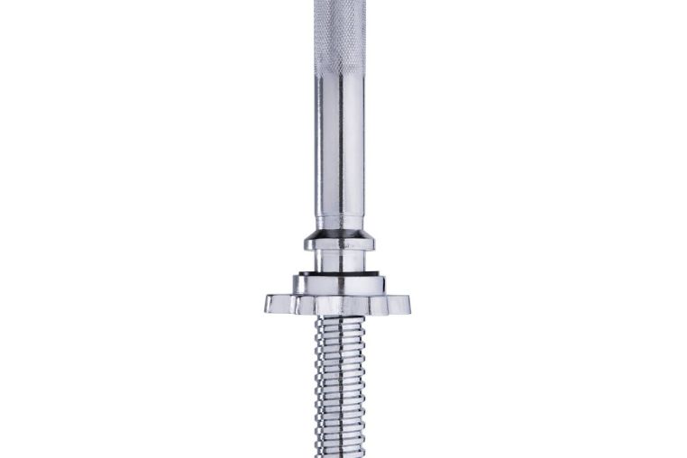 Гриф для штанги Core Star Fit EZ-образный, d25 мм, 120 см, металл, с металлическими замками, хром BB-101 фото 1