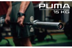 Гриф для штанги IDOL Action Puma женский Черный Цинк / Яркий Цинк L201см D50мм