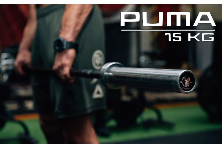 Гриф для штанги IDOL Action Puma женский Черный Цинк / Яркий Цинк L201см D50мм 