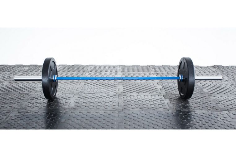 Мужской гриф Stecter 20 кг, тренировочный 2411 синий\хром фото 1