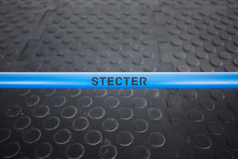 Мужской гриф Stecter 20 кг, тренировочный 2411 синий\хром фото 2