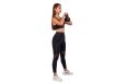 Пластиковая гиря 4 кг Bradex SF 0704 (4kg Solid Color Cement Kettle Bell, black) фото 2
