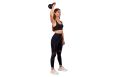 Пластиковая гиря 4 кг Bradex SF 0704 (4kg Solid Color Cement Kettle Bell, black) фото 4