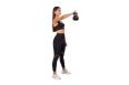Пластиковая гиря 4 кг Bradex SF 0704 (4kg Solid Color Cement Kettle Bell, black) фото 6