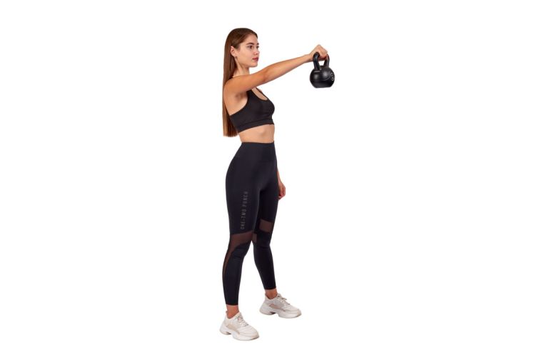 Пластиковая гиря 4 кг Bradex SF 0704 (4kg Solid Color Cement Kettle Bell, black) фото 6