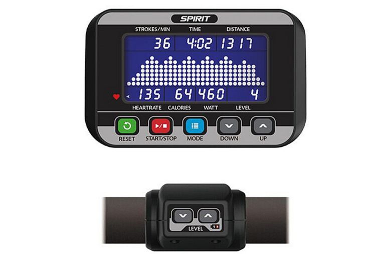 Гребной тренажер Spirit Fitness CRW800 Graphite gray фото 5