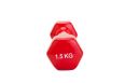 Гантель обрезиненная 1,5кг Bradex SF 0271 красный фото 3
