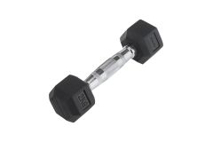Гантель гексагональная обрезиненная Pro 2 кг Star Fit DB-301 черный