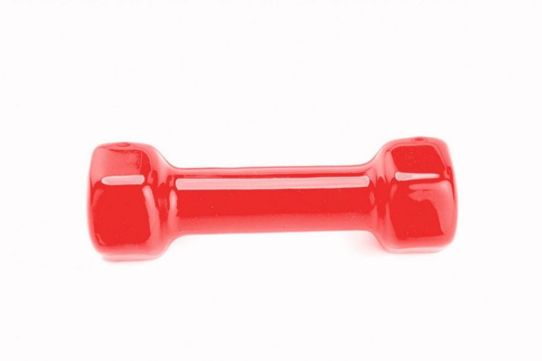 Гантель обрезиненная 4кг Bradex SF 0165 красный фото 2