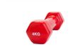 Гантель обрезиненная 4кг Bradex SF 0165 красный фото 3