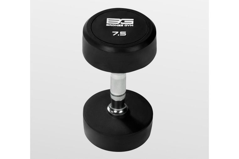 Гантель обрезиненная 7,5 кг Bronze Gym BG-PA-DB-R075 фото 2