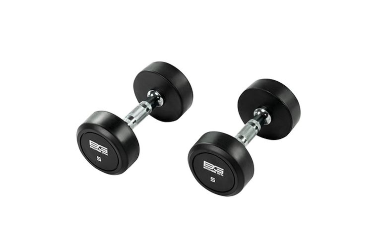 Гантель обрезиненная 5 кг Bronze Gym BG-PA-DB-R050 