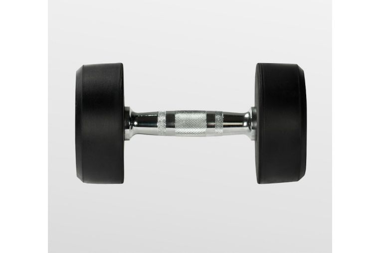 Гантель обрезиненная 5 кг Bronze Gym BG-PA-DB-R050 фото 1