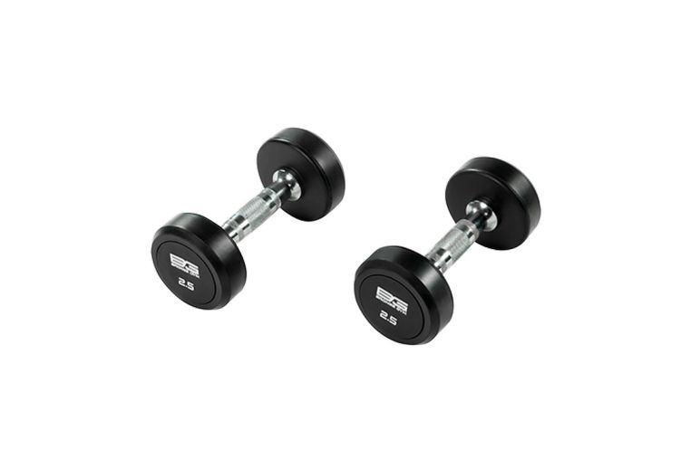 Гантель обрезиненная 2,5 кг Bronze Gym BG-PA-DB-R025 