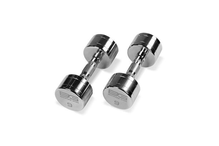 Гантель хромированная 9 кг Bronze Gym BG-PA-DB-C09 