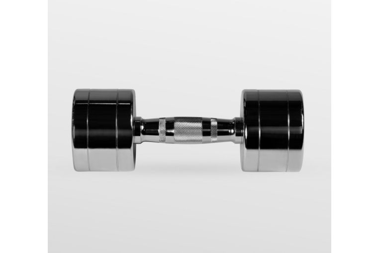 Гантель хромированная 8 кг Bronze Gym BG-PA-DB-C08 фото 4