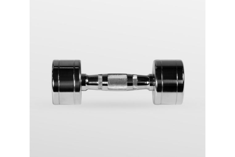 Гантель хромированная 5 кг Bronze Gym BG-PA-DB-C05 фото 4