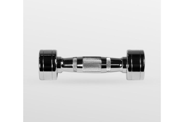 Гантель хромированная 2 кг Bronze Gym BG-PA-DB-C02 фото 4