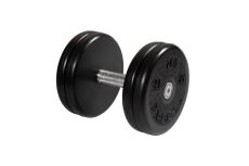 Гантель классик с вращающейся ручкой хром 23 кг MB Barbell MB-FdbEM-B23