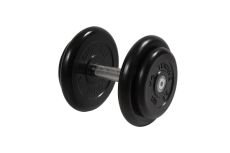 Гантель неразборная, с невращ. хром. ручкой, 16 кг MB Barbell MB-FdbM-BN16