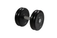 Гантель неразборная, с невращ. хром. ручкой, 21 кг MB Barbell MB-FdbM-BN21