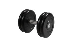 Гантель неразборная, с невращ. хром. ручкой, 21 кг MB Barbell MB-FdbM-BN21