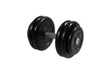Гантель неразборная, с невращ. хром. ручкой, 26 кг MB Barbell MB-FdbM-BN26
