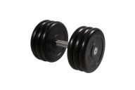 Гантель неразборная, с невращ. хром. ручкой, 31 кг MB Barbell MB-FdbM-BN31