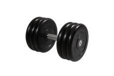 Гантель неразборная, с невращ. хром. ручкой, 31 кг MB Barbell MB-FdbM-BN31
