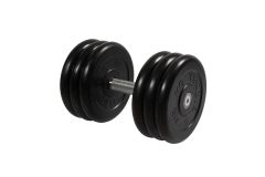 Гантель неразборная, с невращ. хром. ручкой, 31 кг MB Barbell MB-FdbM-BN31