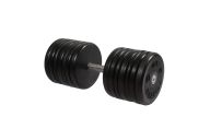 Гантель классик MB Barbell с вращающейся ручкой 59 кг MB-FdbEM-B59