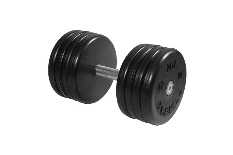 Гантель классик MB Barbell с вращающейся ручкой 42 кг MB-FdbEM-B42 