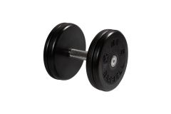 Гантель неразборная, классик, с невращ. хром. ручкой, 17 кг MB Barbell MB-FdbEM-BN17