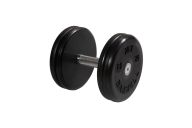 Гантель неразборная, классик, с невращ. хром. ручкой, 18 кг MB Barbell MB-FdbEM-BN18