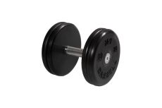 Гантель неразборная, классик, с невращ. хром. ручкой, 18 кг MB Barbell MB-FdbEM-BN18
