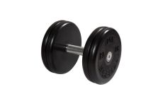 Гантель неразборная, классик, с невращ. хром. ручкой, 19 кг MB Barbell MB-FdbEM-BN19