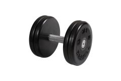 Гантель неразборная, классик, с невращ. хром. ручкой, 21 кг MB Barbell MB-FdbEM-BN21