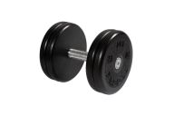 Гантель неразборная, классик, с невращ. хром. ручкой, 23 кг MB Barbell MB-FdbEM-BN23
