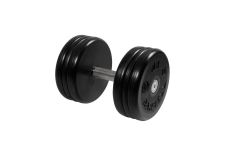 Гантель неразборная, классик, с невращ. хром. ручкой, 27 кг MB Barbell MB-FdbEM-BN27