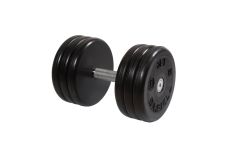Гантель неразборная, классик, с невращ. хром. ручкой, 33 кг MB Barbell MB-FdbEM-BN33