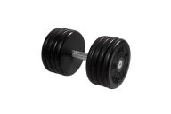 Гантель неразборная, классик, с невращ. хром. ручкой, 39 кг MB Barbell MB-FdbEM-BN39