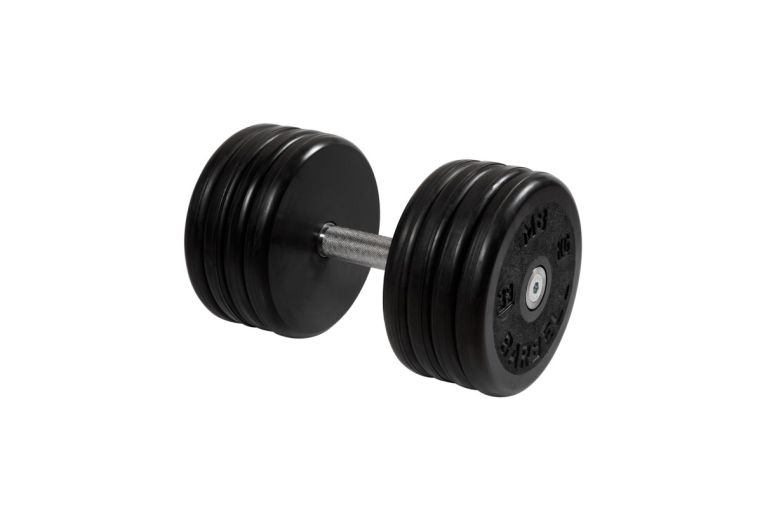 Гантель неразборная, классик, с невращ. хром. ручкой, 39 кг MB Barbell MB-FdbEM-BN39 
