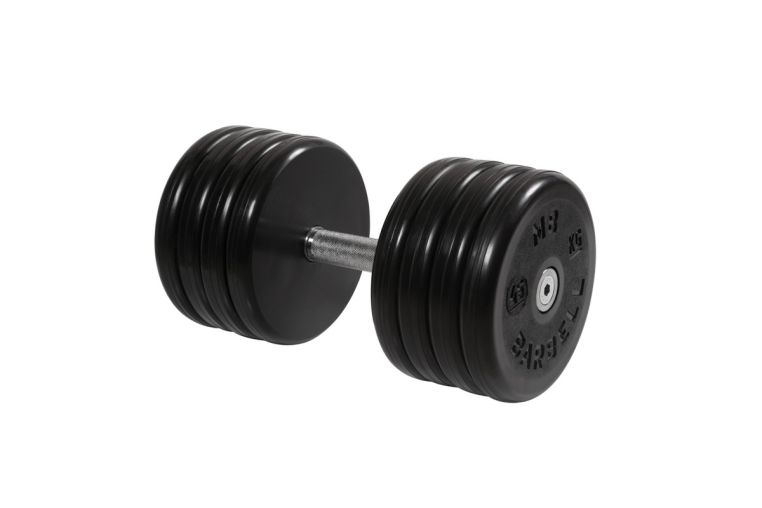 Гантель неразборная, классик, с невращ. хром. ручкой, 45 кг MB Barbell MB-FdbEM-BN45 