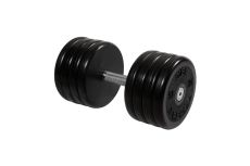 Гантель неразборная, классик, с невращ. хром. ручкой, 49 кг MB Barbell MB-FdbEM-BN49