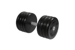 Гантель неразборная, классик, с невращ. хром. ручкой, 50 кг MB Barbell MB-FdbEM-BN50