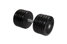 Гантель неразборная, классик, с невращ. хром. ручкой, 51 кг MB Barbell MB-FdbEM-BN51