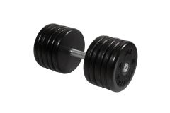 Гантель неразборная, классик, с невращ. хром. ручкой, 51 кг MB Barbell MB-FdbEM-BN51